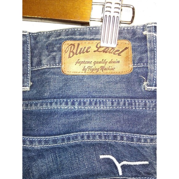 Blue Label Flying Machine Distressed Jeans Styled in Italy 29x34 meas 31x34 - Picture 8 of 12